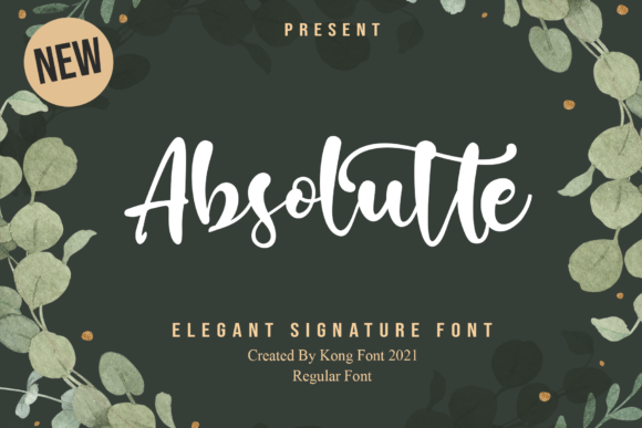 Absolutte: A Playful Script Font for Editorial Design