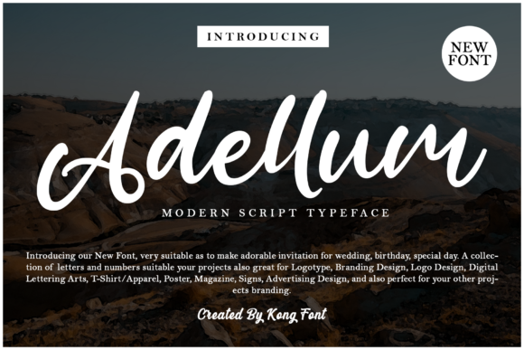 Adellum: A Playful Handwritten Font for Makers