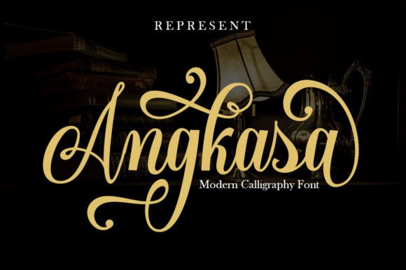 Angkasa Font Review: Vintage Script for Branding