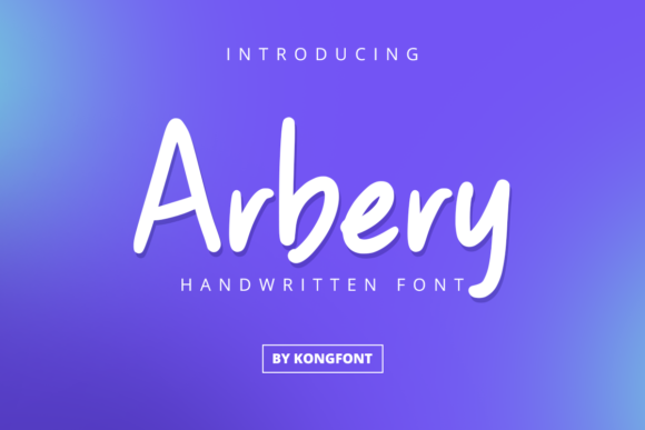 Arbery: A Modern Script Font for Small Business Branding