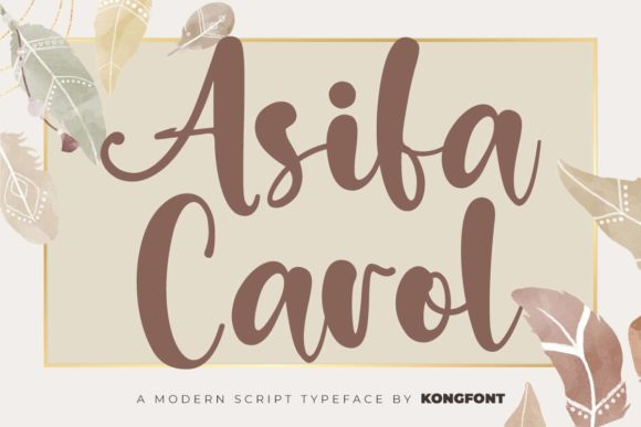 Asifa Carol Font Review: A Playful Script for Makers