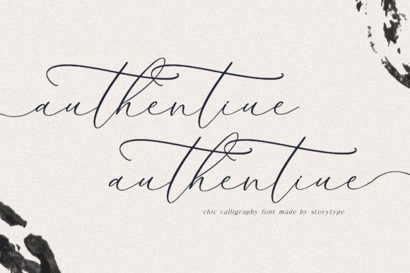 Authentiue: A Stylish Script Font for Web Design