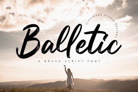 Balletic: A Handwritten Font for Polished Branding