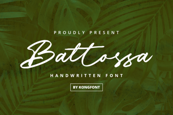 Boost Campaign Visuals with Battossa Script Font