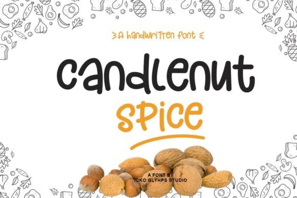 Candlenut Spice: A Handwritten Font for Modern Web Design