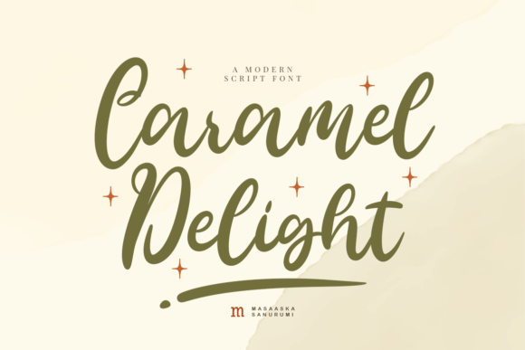 Caramel Delight Font for Modern Campaign Design