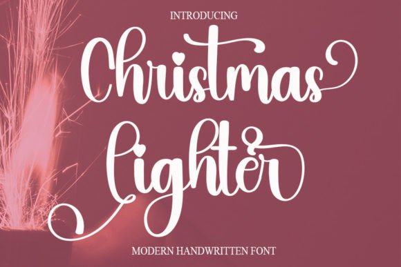 Christmas Lighter Font for Professional Branding
