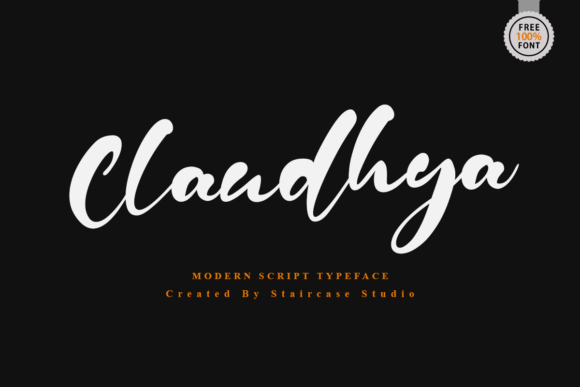Claudhya: A Sweet Script Font for Editorial Design
