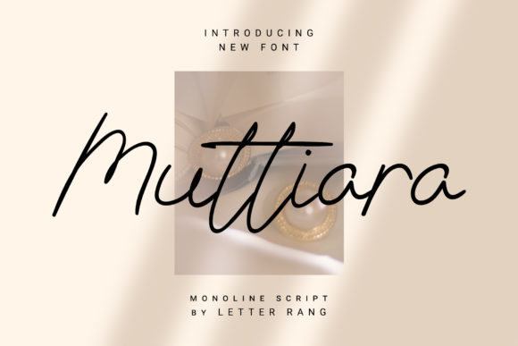 Designing with Muttiara: A Delicate Script Font for Editors