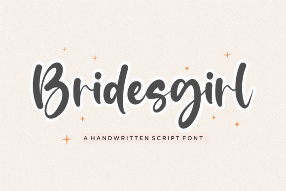 Elevate Your Crafts with the Bridesgirl Script Font