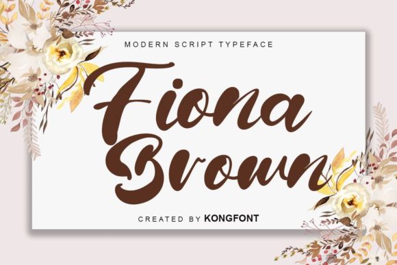 Fiona Brown: A Playful Script Font for Campaigns