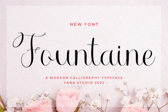 Fountaine Script Font for Elegant Branding