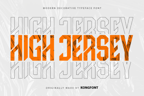 High Jersey: A Playful Script Font for Makers