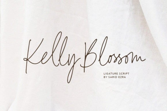 Kelly Blossom: The Script Handwritten Font for Modern Campaigns