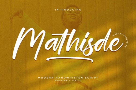 Mathisde Font: A Modern Handwritten Typeface for Makers