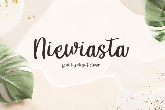 Niewiasta Font Review: A Chic Script for Modern Design
