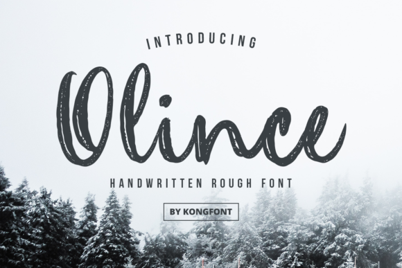 Olince: A Modern Handwritten Font for Small Business Branding