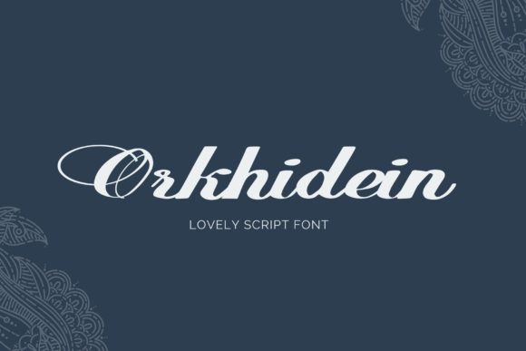Orkhidein: A Stylish Script Font for Web Design