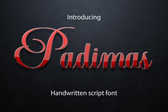 Padimas: A Modern Script Font for Digital Branding