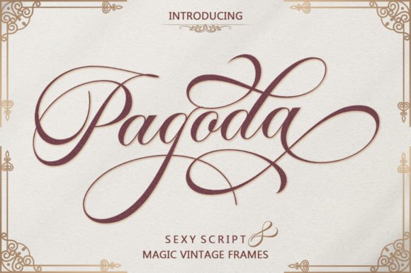 Pagoda Script Font for Elegant Small Business Branding
