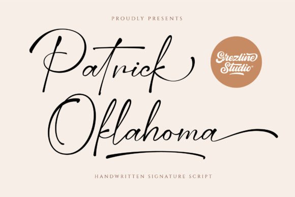 Patrick Oklahoma: The Script Font for Scroll-Stopping Content