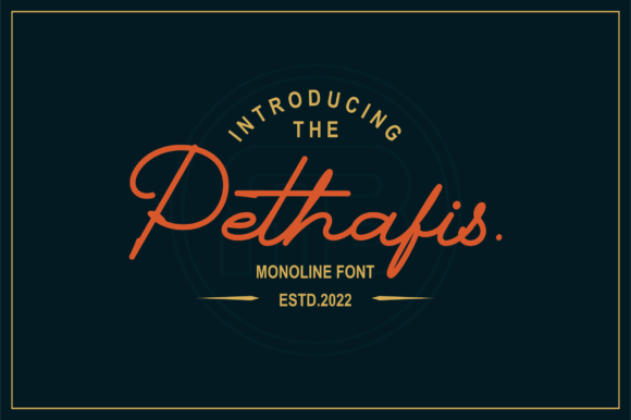 Pethafis: A Bold Script Font for Web Design