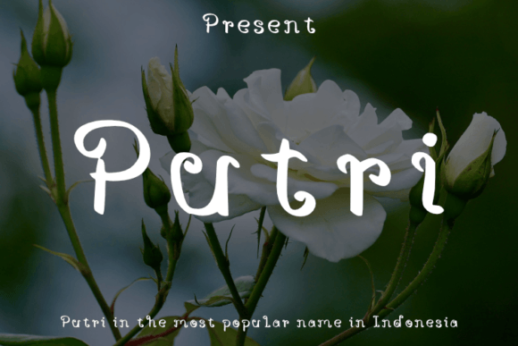 Putri: A Modern Script Typeface for Editorial Design