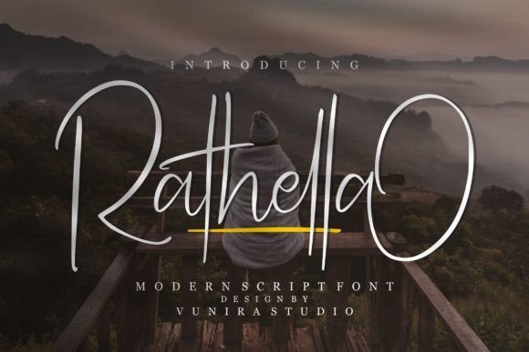 Rathella Font Review: Elegant Script for Designers