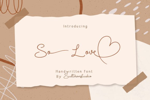 So Love Font Review for Makers and Designers