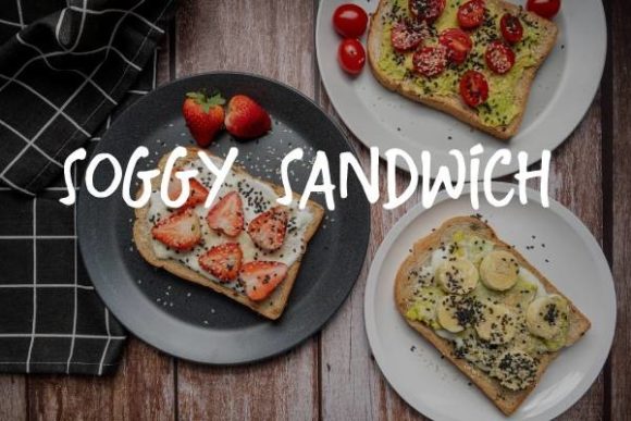 Soggy Sandwich: A Modern Script Typeface for Editors