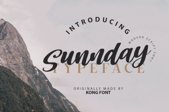 Sunnday: A Playful Script Font for Modern Web Design