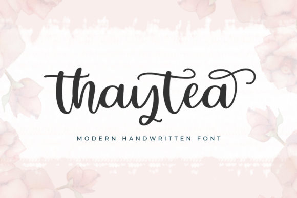 Upgrade Your Brand with the Thaytea Script Font