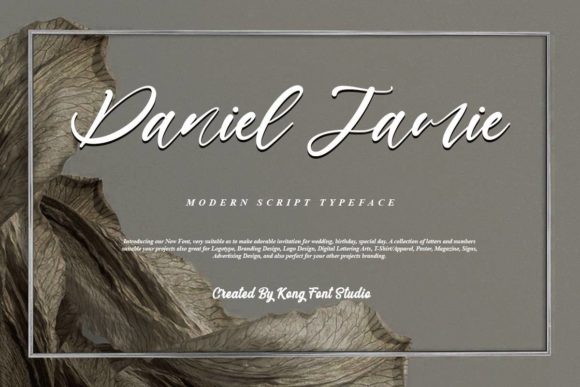 Using Daniel Jamie Font for Playful Brand Identity